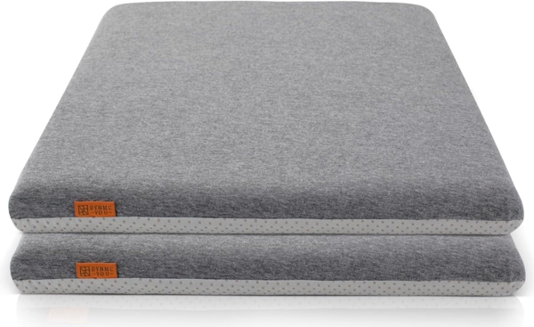 DYNMC you Sitzkissen Stuhlkissen 40x40 - Eckig Set Mittelhart, Sitzkissen Bank Memory Schaumstoff - Sitzpolster Stuhl