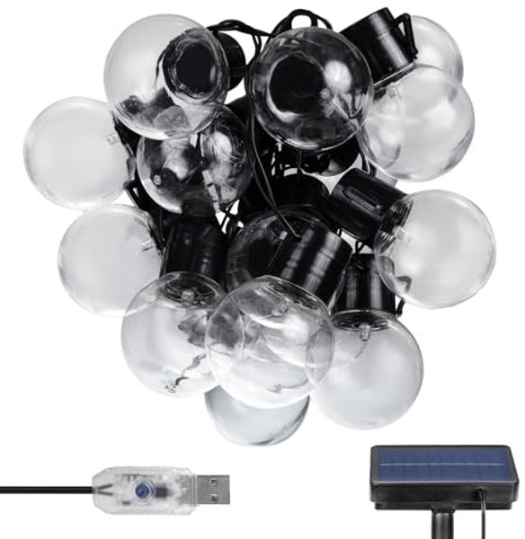 Maclean LED-Girlande MCE424, 2-in-1 Lichterkette für den Garten 7 m