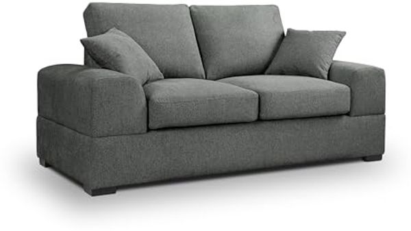 Ecksofa (B/H/T: 182x90x93 cm) in Grau