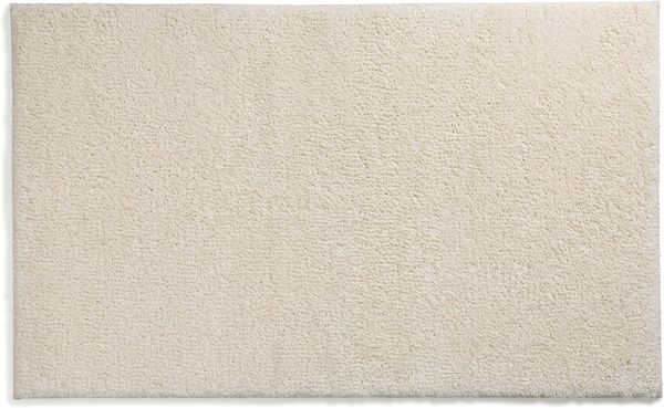 kela Badematte rutschfest 70 x 120 x 1,5 cm Maja, Badezimmerteppich beige, waschbar, recyceltes Polyester, Flauschiger Badvorleger