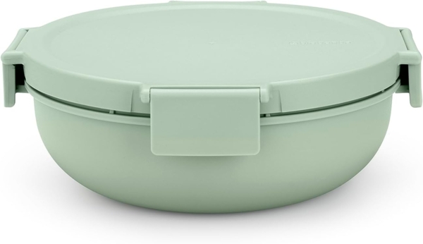 Brabantia 'Make & Take' Salatschüssel, 1,3 L, Kunststoff Jade Green