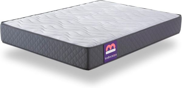 Todocama - Viskoelastische Matratze, 100x200 cm, Pure Flow Max, mehrlagig, Höhe 21 cm, mittlere/hohe Festigkeit, milbendicht, antibakteriell und hypoallergen