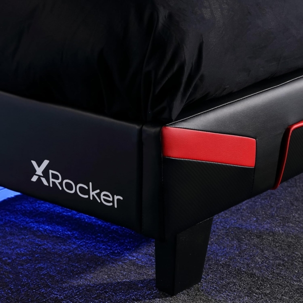 X Rocker Cerberus MKII Gaming-Bett für Kinder & Jugendliche - carbon/rot Bild 7