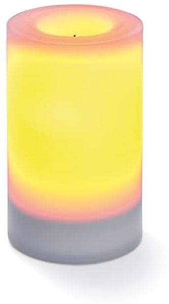 Solar Kerze mit Flammeneffekt Mila 75 x 100 mm