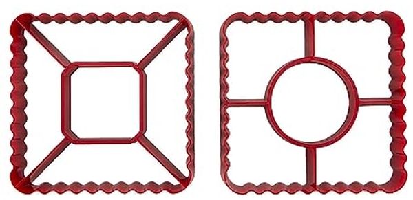 Städter Ausstecher Kunststoffl Blätterteig 2er-Set 8,4x8,4 cm