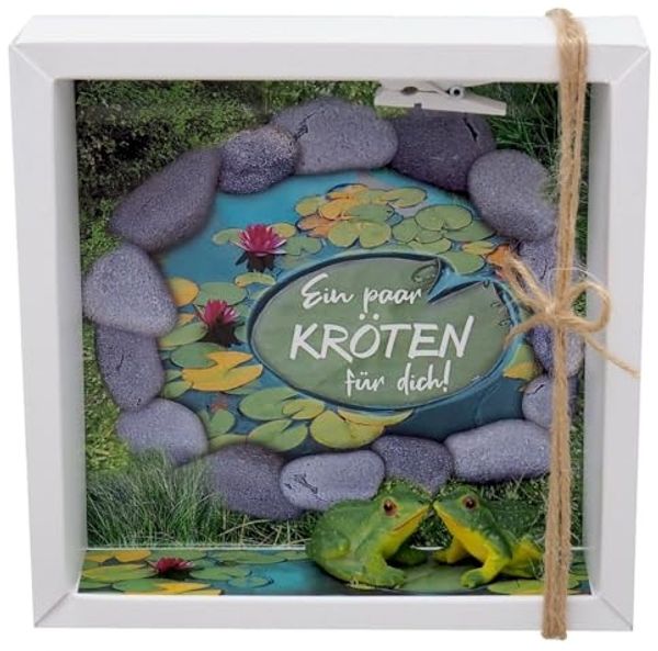 ZauberDeko Geschenkbox Geldgeschenk Verpackung "Ein paar Kröten für dich" Geld Geburtstag