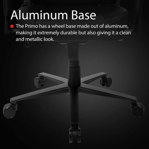 Arozzi Primo - Gamingstuhl, Büro Stuhl - PU-Leder - Bis zu 140 kg, schwarz/gold-Logo Bild 12