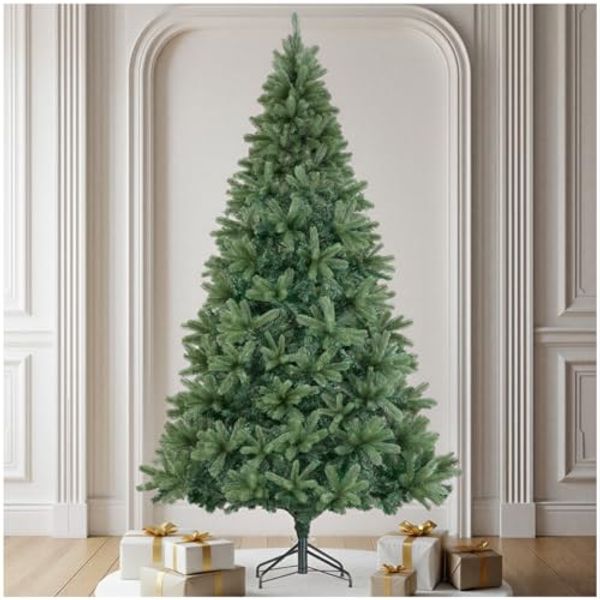 tectake Künstlicher Weihnachtsbaum Christbaum Künstlicher Tannenbaum 210 230cm Spritzgussnadeln Deko, Undekorierter/Unbeleuchteter Baum, verschiedene Größen, künstlich in Grün, mit PVC- und Spritzgussnadeln