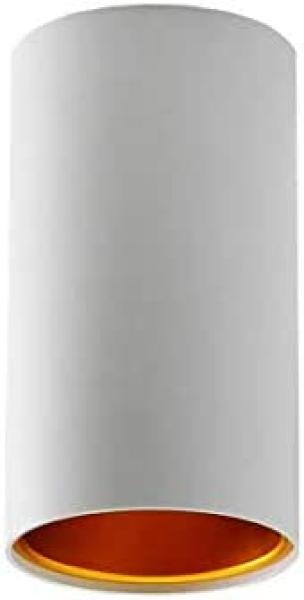 Deckenspots weiß D-70mm GU10 IP20 Röhre goldenes Auge