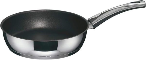 Berndes Schmorpfanne 20, 24 oder 28 cm, Edelstahl, poliert - Injoy® PFAS-frei, Edelstahl, nickelfrei