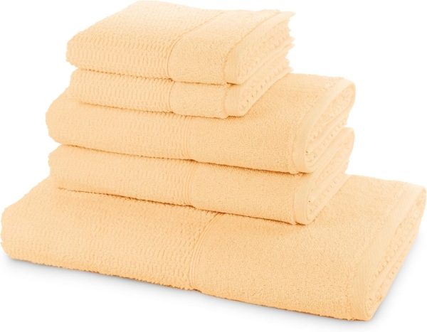 Möve for frottana Handtuch Set Pearl, Walkfrottier (5-St), 5tlg.-Set 2xGästehandtuch 30/50,2xHandtuch 50/100,1xBadetuch 67/140