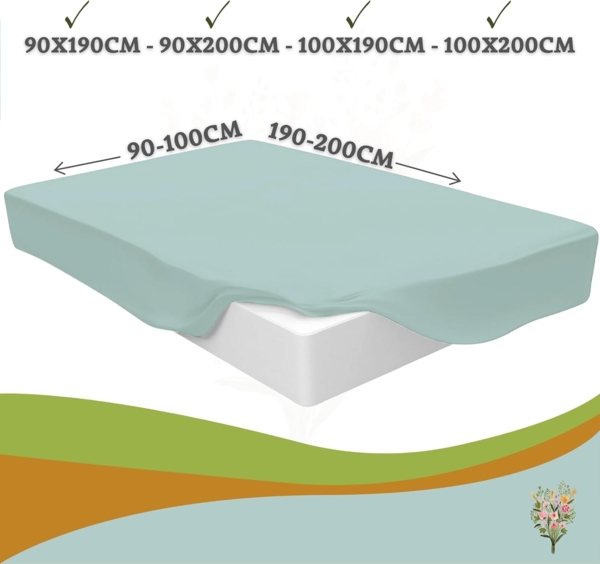 Strauss Home Spannbettlaken Premium, Gummizug: Rundumgummi, 150gr/m2 Premium Jersey 100% Baumwolle Bild 2