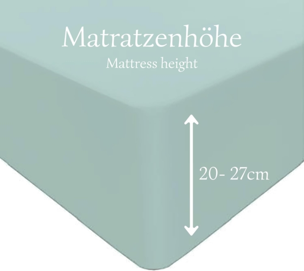 Strauss Home Spannbettlaken Premium, Gummizug: Rundumgummi, 150gr/m2 Premium Jersey 100% Baumwolle Bild 3