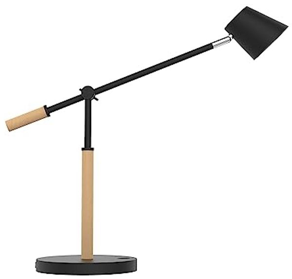 UNILUX LED-Tischleuchte VICKY, Buche/schwarz