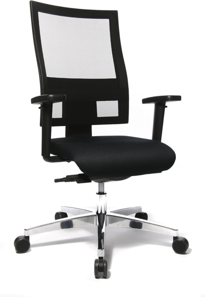 Topstar Sitness 60 Bürostuhl (inkl. Armlehnen/Sitzbezug/Netzbezug) schwarz