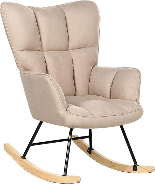 Schaukelsessel OULU Stoff Beige