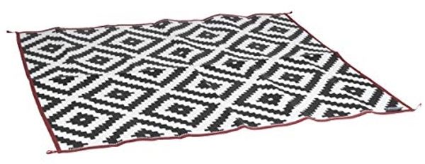 Bo-Camp Außenteppich Chill mat Picnic 2x1,8 m Schwarz und Weiß