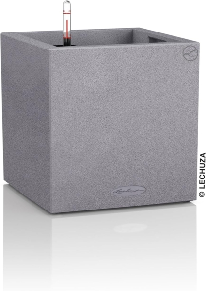 Lechuza Pflanzgefäß Canto Stone 40 low steingrau