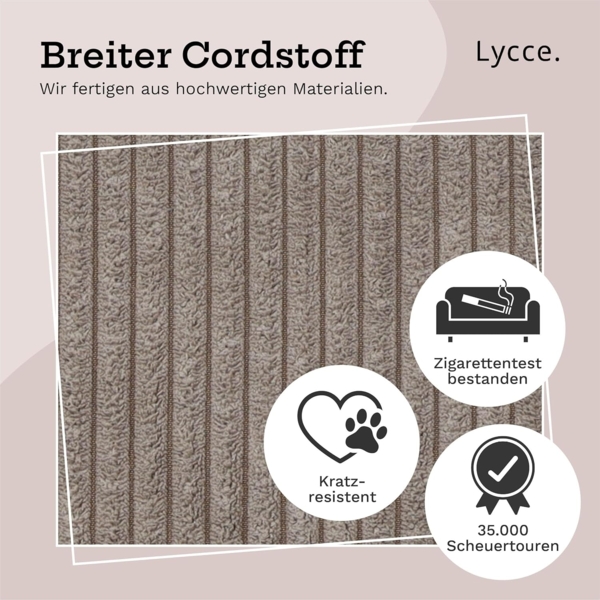 Lycce Wäschekorb Lycce Wäschekorb Cord – faltbar, waschbar & perfekt für Nischen Bild 4