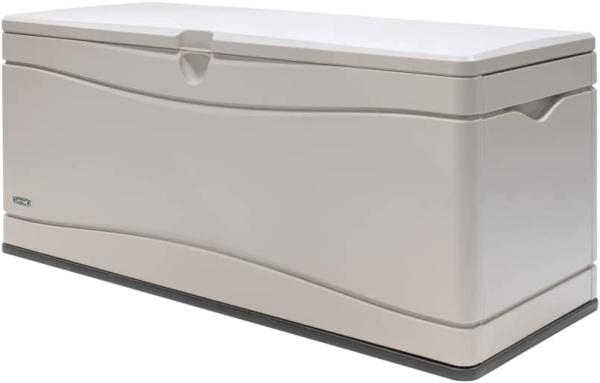 Lifetime Kunststoff Kissen Aufbewahrungsbox 495 Liter | Lichtgrau | 61 x 152,5 x 67 cm