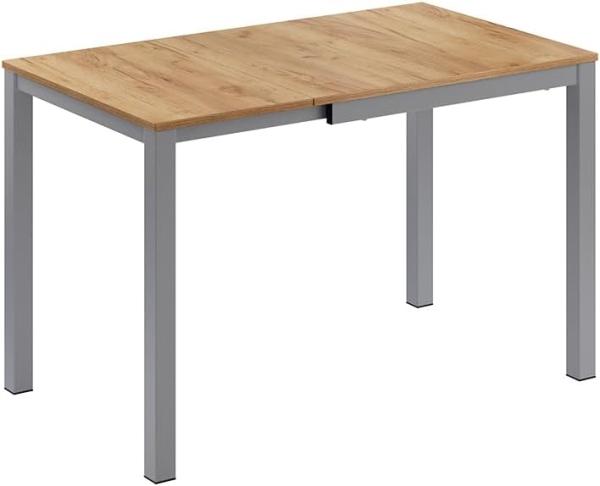 Vicco Esstisch Granny Eiche Grau 120 x 70 cm ausziehbar