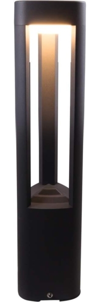 Heitronic Nr. 500047-HE Outdoor LED Sockelleuchte Maryland anthrazit IP54 3000K 50cm