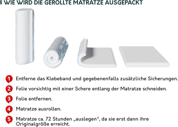 Komfortschaummatratze Upoz 22 (Größe: 160 x 200) Bild 6