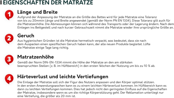 Komfortschaummatratze Upoz 22 (Größe: 160 x 200) Bild 5