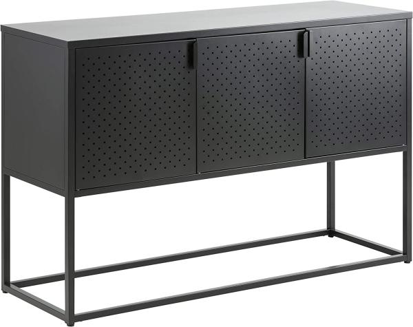 Sideboard 'NEWTON', Schwarz, Stahl