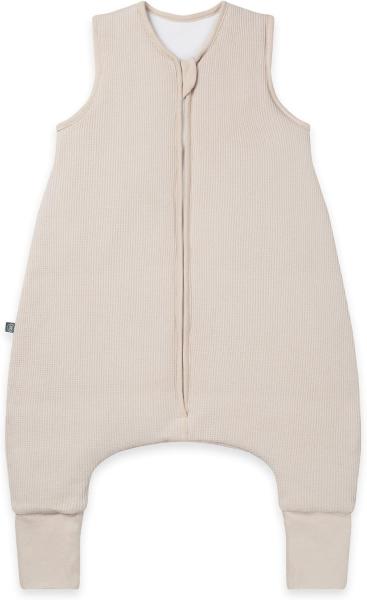 emma & noah Baby Schlafsack mit Füßen 2.5 TOG, Strampelsack für den Herbst und Winter, Bio-Baumwolle, OEKO-TEX Zertifiziert, Kuscheliger Schlafsack für Neugeborere (Essential Beige, 110 cm)