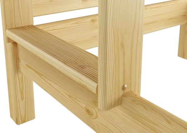Erst-Holz Etagenbett 90x200 mit Rollrosten, Nische 80 Gästebettkasten Bild 5