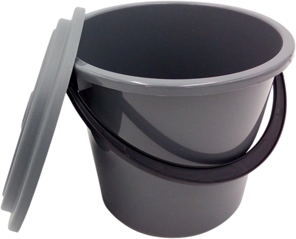 Eimer mit Deckel 5L Windeleimer Mülleimer Plastikeimer Bild 2