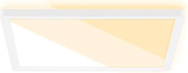 BRILONER – LED Deckenlampe für Wohnzimmer, LED Deckenleuchte flach, LED Lampe, Wohnzimmerlampe, LED Panel, Lichtfarbe einstellbar, Backlight, Weiß, 29,3 cm