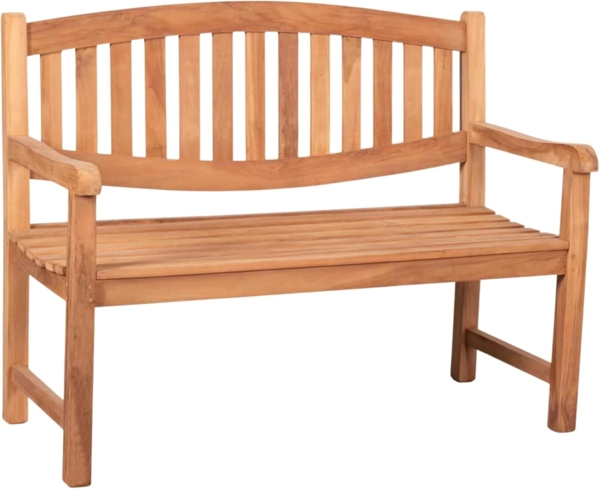 MR. DEKO Gartenbank Bradford Teak 120 cm