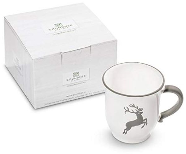 Gmundner Keramik Grauer Hirsch, Schokotasse (0,3 L)