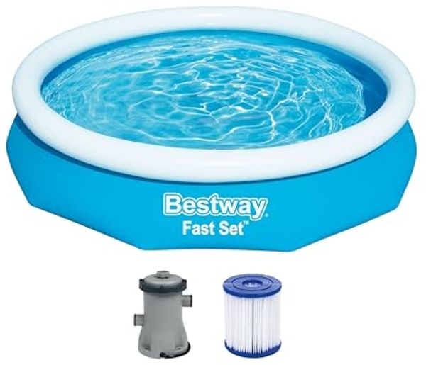 Fast Set™ Aufstellpool-Set mit Filterpumpe Ø 305 x 66 cm, blau, rund
