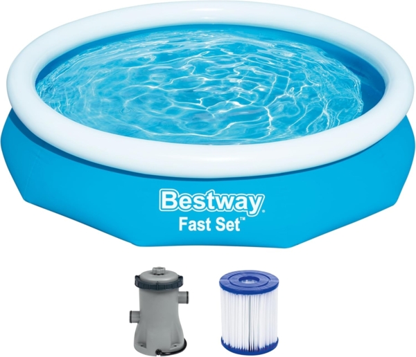 Fast Set™ Aufstellpool-Set mit Filterpumpe Ø 305 x 66 cm, blau, rund