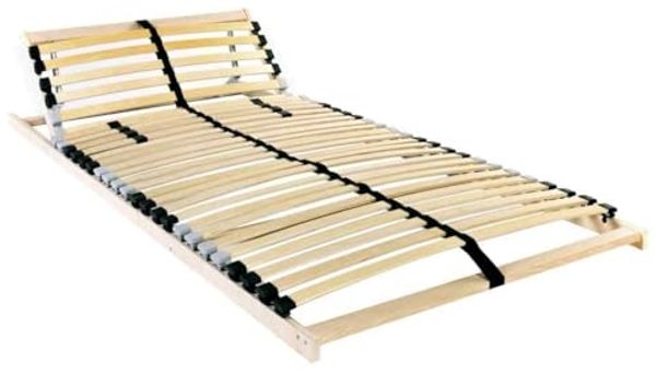 vidaXL Bett-Lattenrost Braun 100 x 190 cm Massivholz Buche 42015241