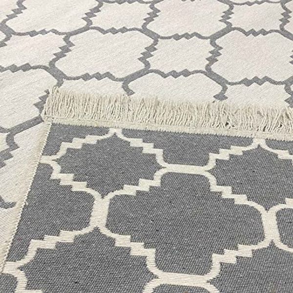 Vimoda Küchenläufer Waschbar, Wendeteppich Modern Raute Motiv, Höhe: 5 mm, Läufer passt für Flur, Küche, Esszimmer