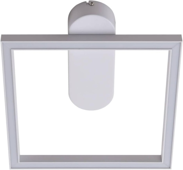 Lindby Deckenleuchten Yulla, LED, Metall, Weiß warmweiß IP20, LED 15 W gesamt, warmweiß