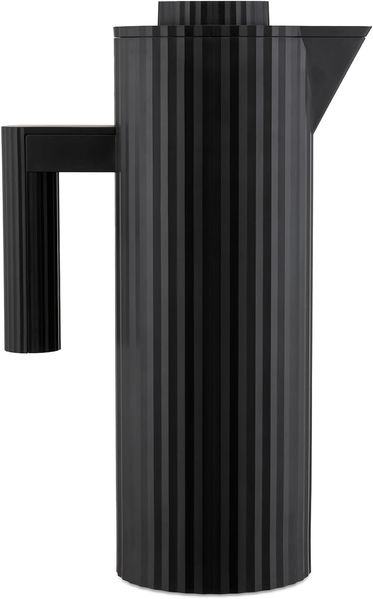 Alessi Isolierkanne Plissé Schwarz MDL12 B