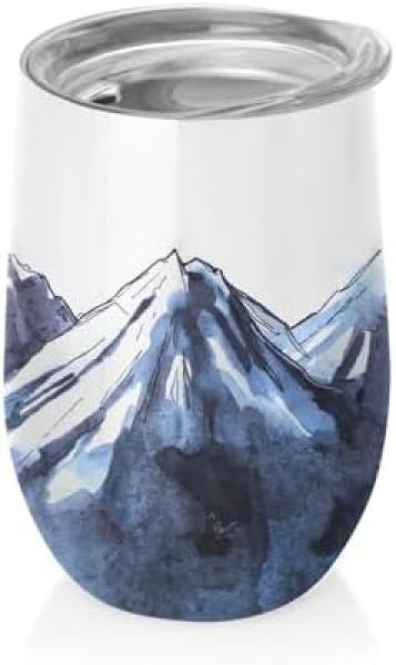 bioloco Office Edelstahlbecher, 420ml, Mountains