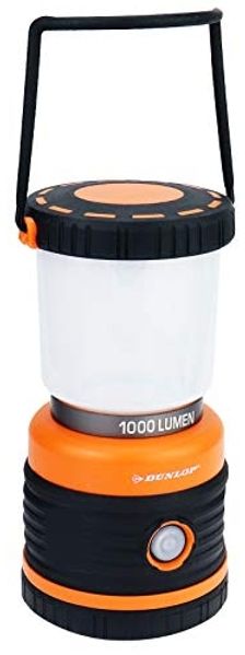 Dunlop LED Gartenleuchte Campingleuchte Dunlop LED OUTDOOR, LED fest integriert, 4 Leuchtmodi dimmbar stoßfest kratzfest 1000 Lumen