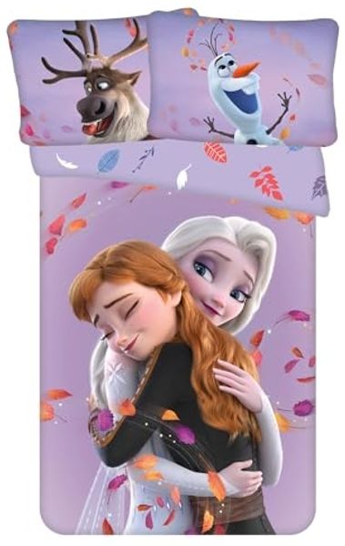 Disney Frozen 2 Anna Elsa Olaf Baby Bettwäsche 100 x 135 cm
