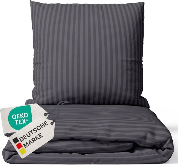 NYVI Bettwäsche Bettwäsche DreamScience Mikrofaser Damast, Damast, YKK Reißverschluss, Atmungsaktiv, Pflegeleicht