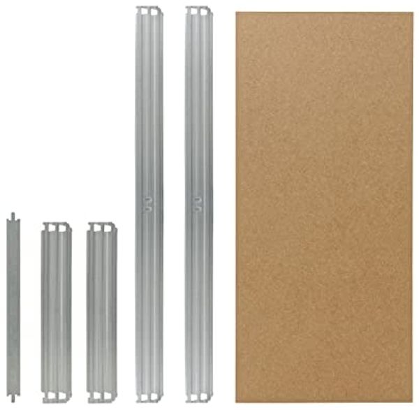 shelfplaza PRO 75x30 cm Fachboden-Set in grau-verzinkt für PRO Schwerlastregale mit 200 kg Traglast pro Boden