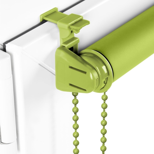 Verdunkelungsrollo Klemmfix ohne Bohren 75x130 cm Olivgrün Verdunklungsrollo Fensterrollo Rollo Seitenzugrollo Klemmrollo für Fenster & Tür Bild 2