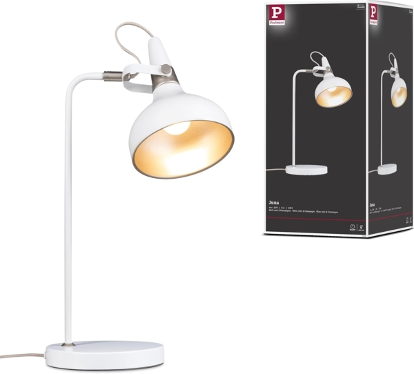 Paulmann 78482 Tischleuchte Neordic Juna Champagner Weiß E14