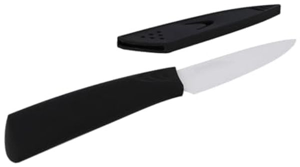 EUROHOME Allzweckmesser Messer aus Keramik mit Schutzhülle für einen präzisen Schnitt, Keramikmesser mit ergonomischem Griff - Kochmesser