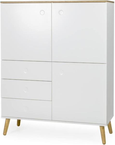 Highboard 'Scandi' - Weiß